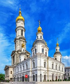 Assumption Cathedral Kharkiv paint by number