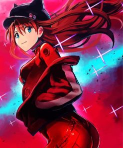 Asuka Langley Soryu paint by numbers