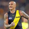 Australian Football League Dustin Martin paint by numbers