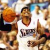 Basketball Player Allen Iverson paint by numbers