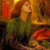 Beatrice By Rossetti paint by numbers