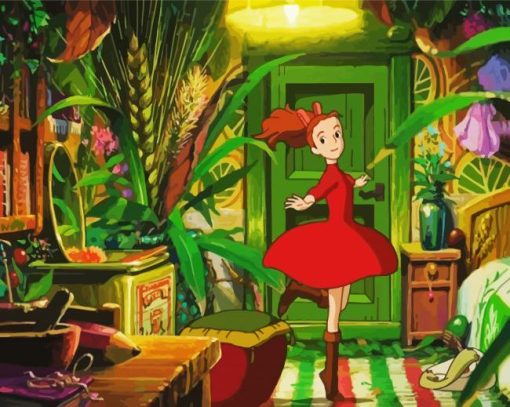 Beautiful Arrietty paint by number