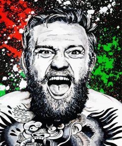 Black And White Mcgregor paint by number