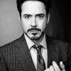 Black And White Robert Downey Jr paint by number