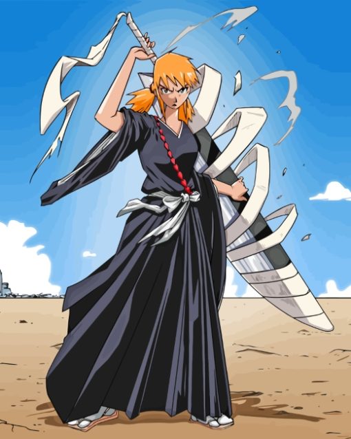 Bleach Ichigo Female paint by number