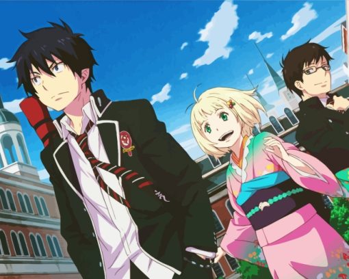 Blue Exorcist Characters paint by number