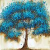 Blue Tree paint by numbers