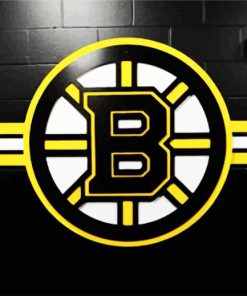 Boston Bruins Logo paint by number