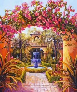 Bougainvillea Garden paint by number