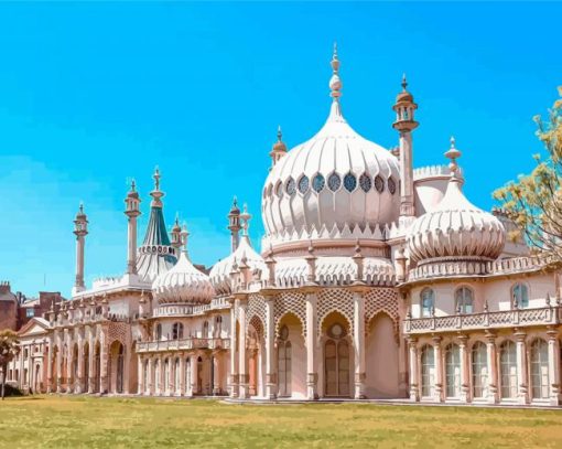 Brighton Royal Pavilion paint by numbers