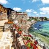 Bulgaria Sozopol Town paint by number