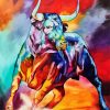 Bull Art paint by number