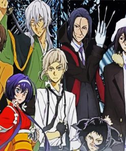 Bungo Stray Dogs Anime paint by numbers