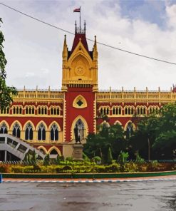 Calcutta High Court Kolkata paint by number