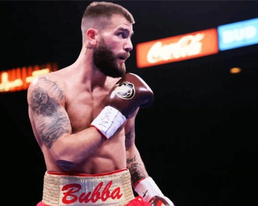 Caleb Plant Boxer paint by number