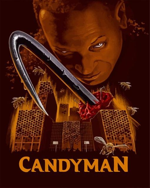 Candyman Movie Poster paint by number