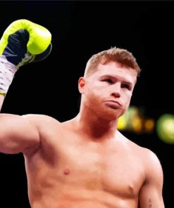 Canelo Alvarez Boxer paint by numbers