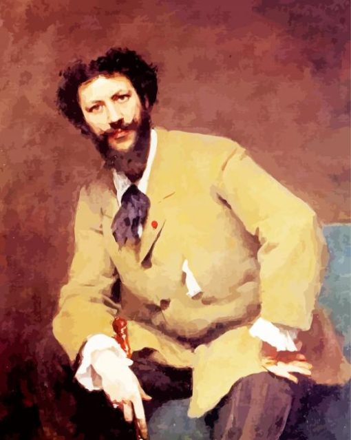 Carolus Duran John Singer Sargent paint by number