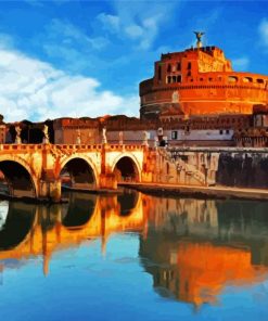 Castel Sant Angelo Vatican paint by number