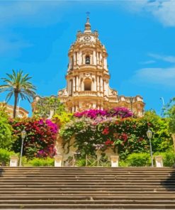 Cathedral Of San Giorgio Sicilia paint by numbers