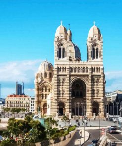 Cathedrale La Major France Marseille paint by numbers