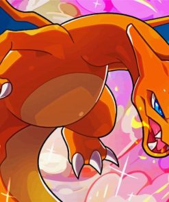 Charizard Art paint by number