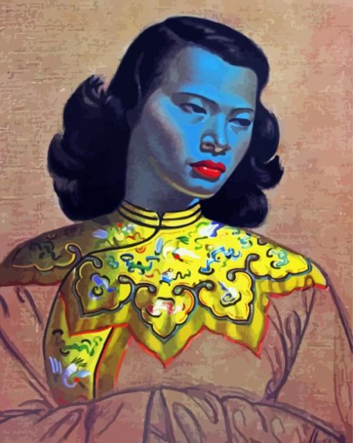 Chinese Girl Vladimir Tretchikoff paint by number