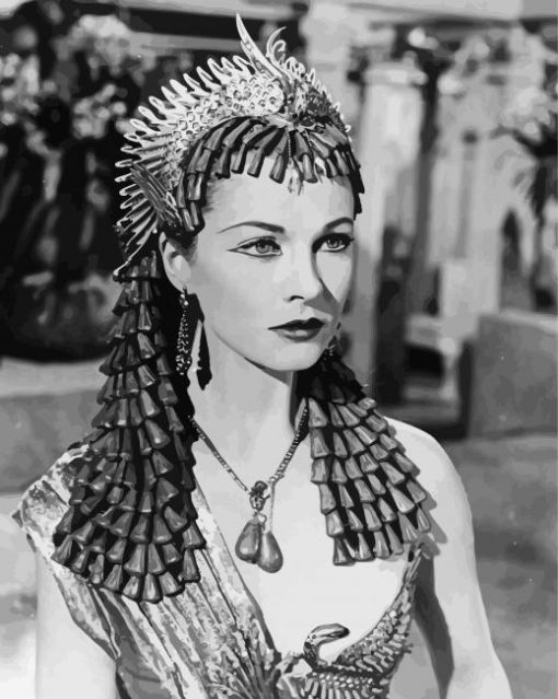 Cleopatra Vivien Leigh paint by numbers