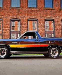 Classic Ford Ranchero paint by numbers