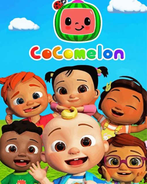 Cocomelon Animation paint by number