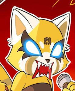 Death Metal Retsuko paint by numbers