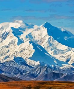 Denali Alaska paint by number