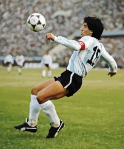 Diego Maradona paint by number