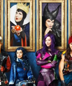 Disney Descendants Film paint by number