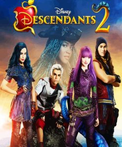 Disney Descendants paint by number