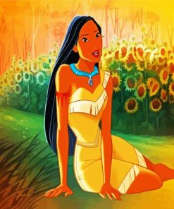 Disney Princess Pocahontas paint by number