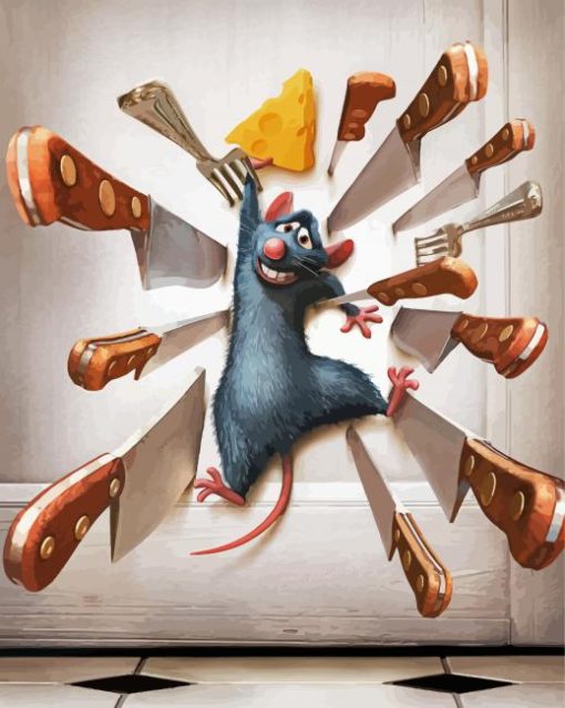 Disney Ratatouille paint by numbers