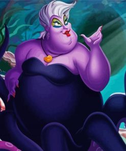 Disney Villain Ursula paint by number