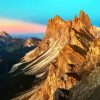 Dolomites Mountain paint by number