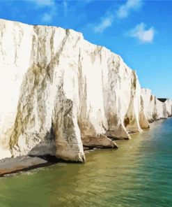 Dover Seven Sisters Cliffs paint by number