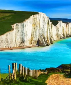 Dover White Cliffs paint by number