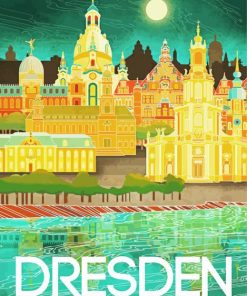 Dresden Poster paint by number