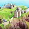 Dunnottar Castle paint by number