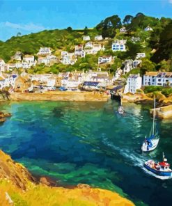 England Polperro paint by number