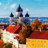 Estonia Tallin City paint by numbers