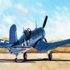 F4u Aircraft paint by numbers