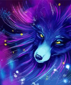 Fantasy Fox Art paint by numbers