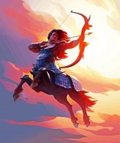 Fantasy Sagittarius paint by numbers