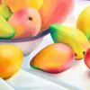 Fresh Mango Fruit paint by numbers