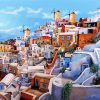 Greece Santorini Island paint by numbers